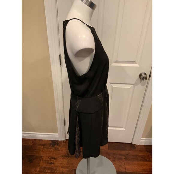 BCBG Max Azria Teena Black Lace Mini Sleeveless Dress, Size 8, NWT! - Picture 4 of 7
